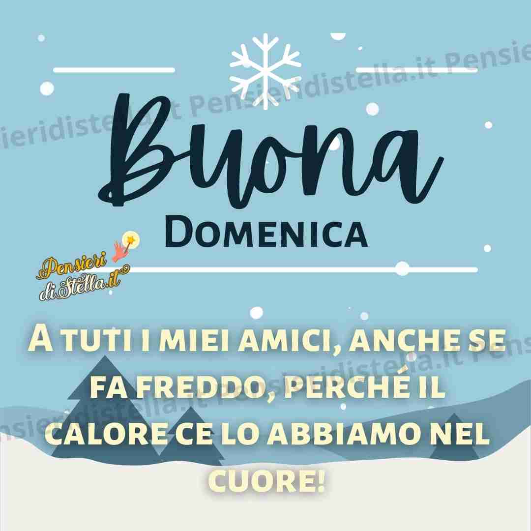 belle immagini di buona domenica invernali